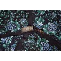 Burberry silk scarf with flower pattern