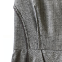 Amanda Wakeley Grijze jurk van 100% wol