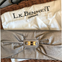 L.K. Bennett Gold clutch Tasche