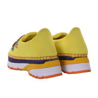 Dolce & Gabbana Neoprene Espadrilles Sneaker Yellow 