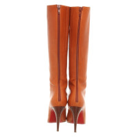 Christian Louboutin Boots Leather in Orange