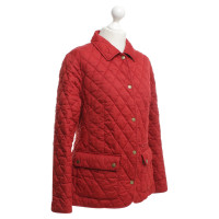 Barbour Gewatteerde jas in rood