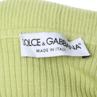 Dolce & Gabbana Top en Laine en Vert