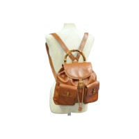 Gucci Bamboo Backpack aus Leder in Braun