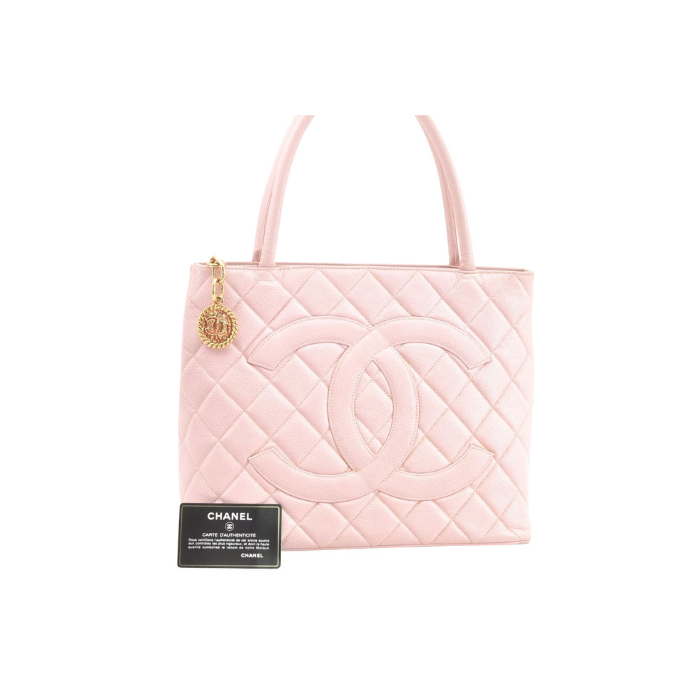 Chanel Medallion en Cuir en Rose/pink