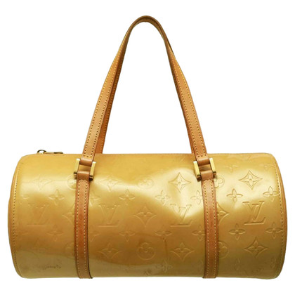 Louis Vuitton Handtasche aus Lackleder in Gelb
