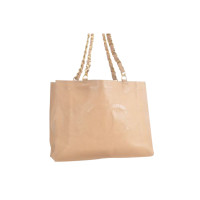 Chanel Lamb Skin Chain Shoulder Tote Bag