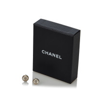 Chanel Faux Pearl Clip On Earrings