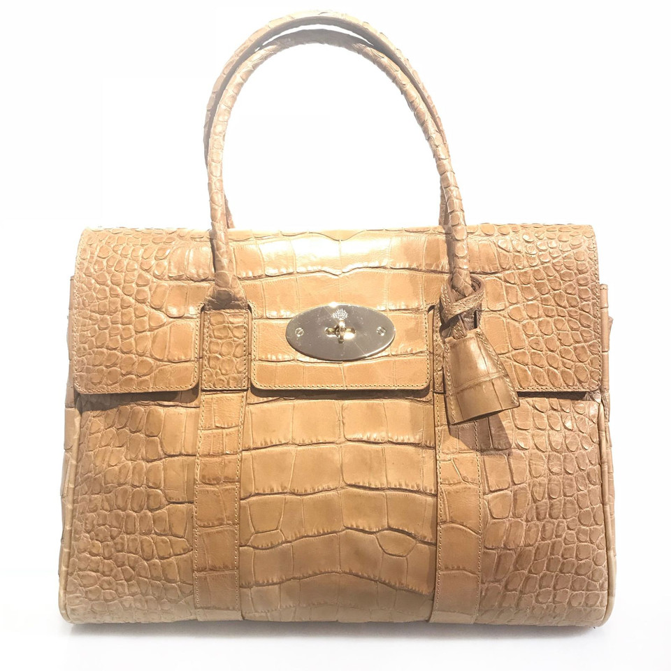 Mulberry Crocodile Embossed Bayswater