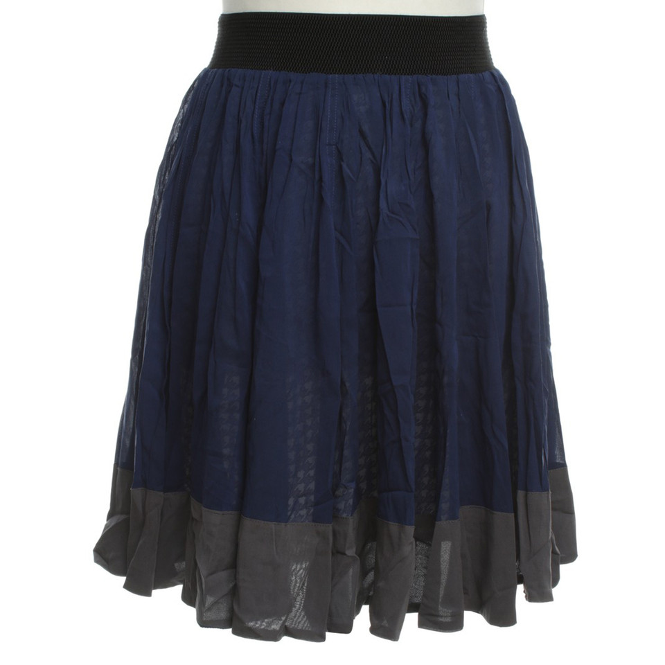 Rag & Bone Rok in blauw/grijs