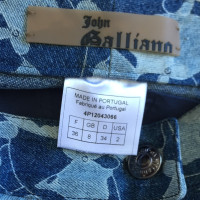 John Galliano Broek in katoenen jeans 36 FR