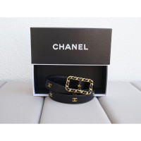 Chanel Iconische zwarte Leren riem uit 1994