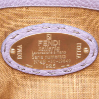 Fendi Leather Selleria Tote Bag
