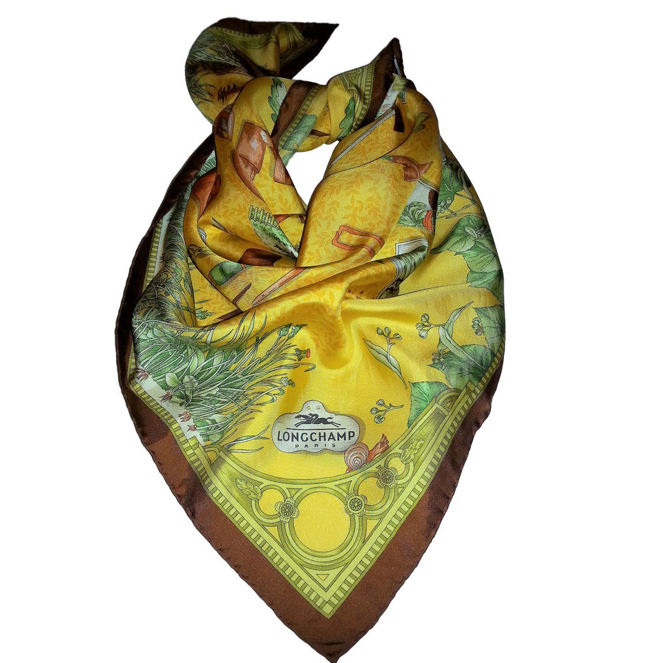 Longchamp silk scarf