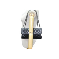 Chanel Leder-Matelasses Doppelketten-Umhängetasche