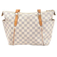 Louis Vuitton Totally PM aus Canvas in Weiß