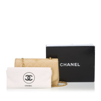 Chanel Diana aus Leder in Beige