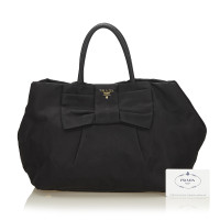 Prada Tessuto Nylon Bow Handbag
