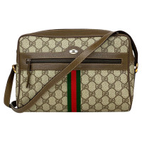 Gucci Sac à bandoulière en Toile en Marron