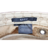 Gucci Gucci Hat Toile en Cuir Beige