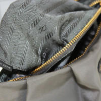 Prada Prada Grey Silk Pochette Tasche