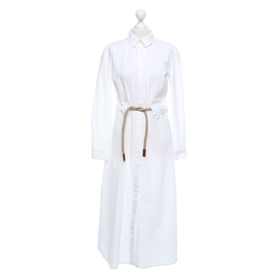 Erika Cavallini Kleid aus Baumwolle in Weiß