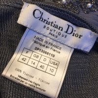 Christian Dior Abito con cinturino con ricamo di perline