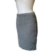 Emporio Armani Skirt Wool in Grey