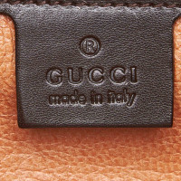 Gucci Fur Bamboo Frame handtas