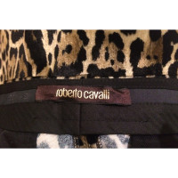 Roberto Cavalli Spotted velvet pants