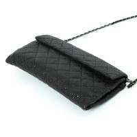 Chanel Wallet on Chain aus Canvas in Schwarz