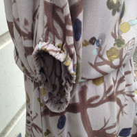 Marni zijden jurk met bloemenprint