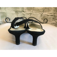 Russell & Bromley Slingbacks in pelle scamosciata nera