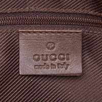 Gucci Boston Bag Canvas in Brown