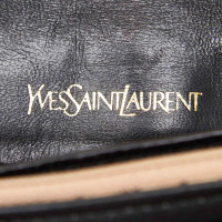 Yves Saint Laurent Cuir V Point clutch