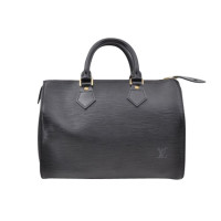 Louis Vuitton Speedy 25 Leather in Black