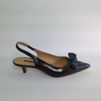 Marc Jacobs Slingbacks in Reptil-Optik 