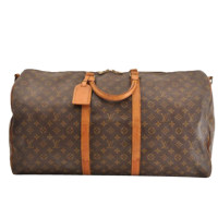 Louis Vuitton Keepall 60 aus Canvas in Braun