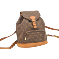 Louis Vuitton Montsouris aus Canvas in Braun