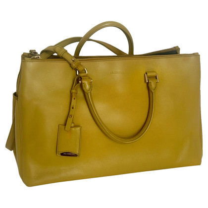 Jil Sander Shoulder bag Leather in Yellow