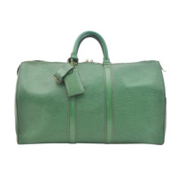 Louis Vuitton Keepall 45 in Pelle in Verde