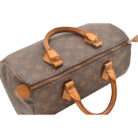 Louis Vuitton Speedy 30 in Tela in Marrone