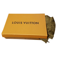 Louis Vuitton Sjaal Zijde in Bruin