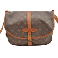 Louis Vuitton Saumur 30 aus Canvas in Braun