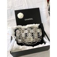 Chanel Flap Bag in Pelle in Argenteo