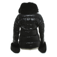 Moncler Quilted jacket with fur trim