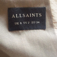 All Saints Casual coat with a waterfall collar