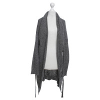 Max Mara cappotto di maglia in grigio