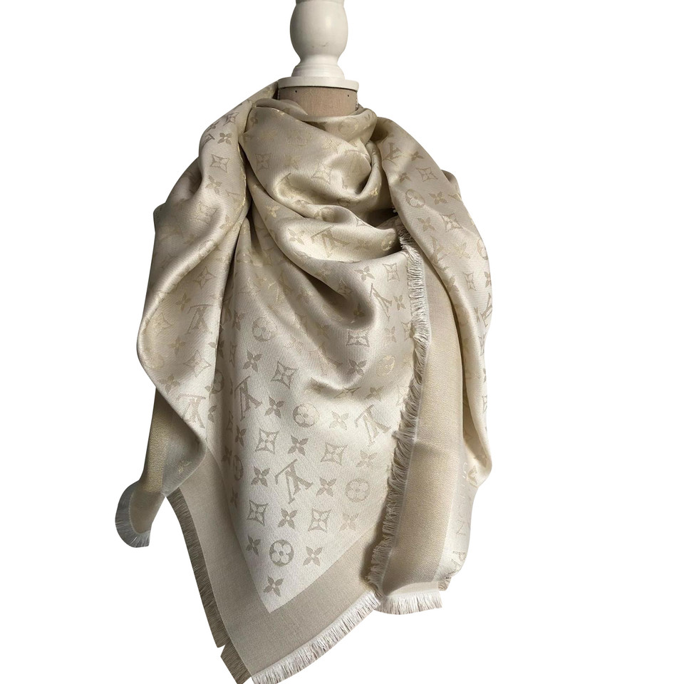 Louis Vuitton Schal/Tuch in Weiß
