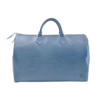 Louis Vuitton Speedy 35 aus Leder in Blau